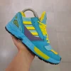 کتونی میانه آدیداس ZX8000 فیروزه ای زرد